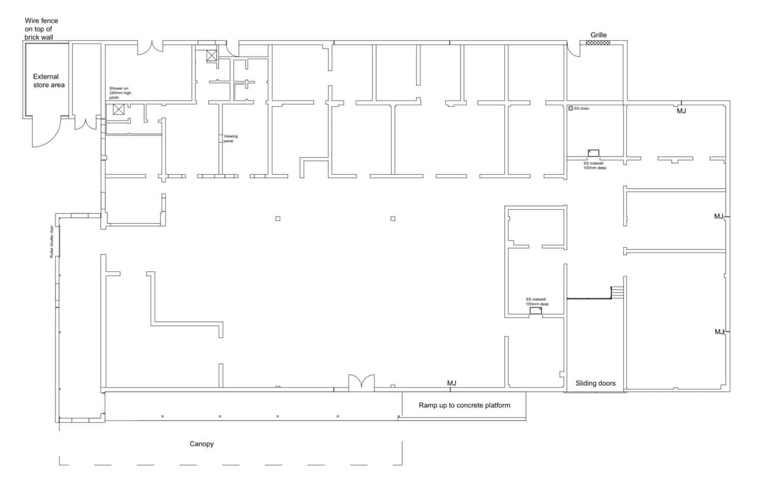 Kitchen plan in the archive of Steve Jensen Design